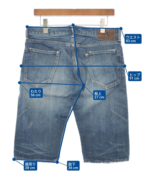 HYSTERIC GLAMOUR（ヒステリックグラマー）ショートパンツ 青 サイズ:32(L位) メンズ/2200613003049