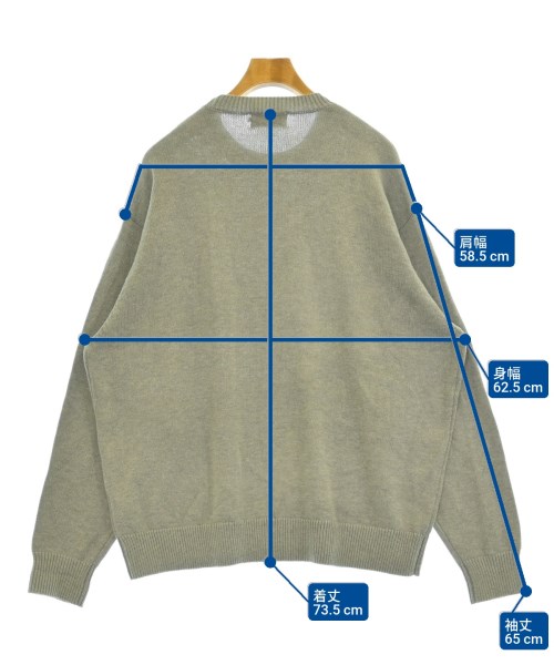 HYSTERIC GLAMOUR（ヒステリックグラマー）ニット・セーター グレー サイズ:XL メンズ/2200613891028