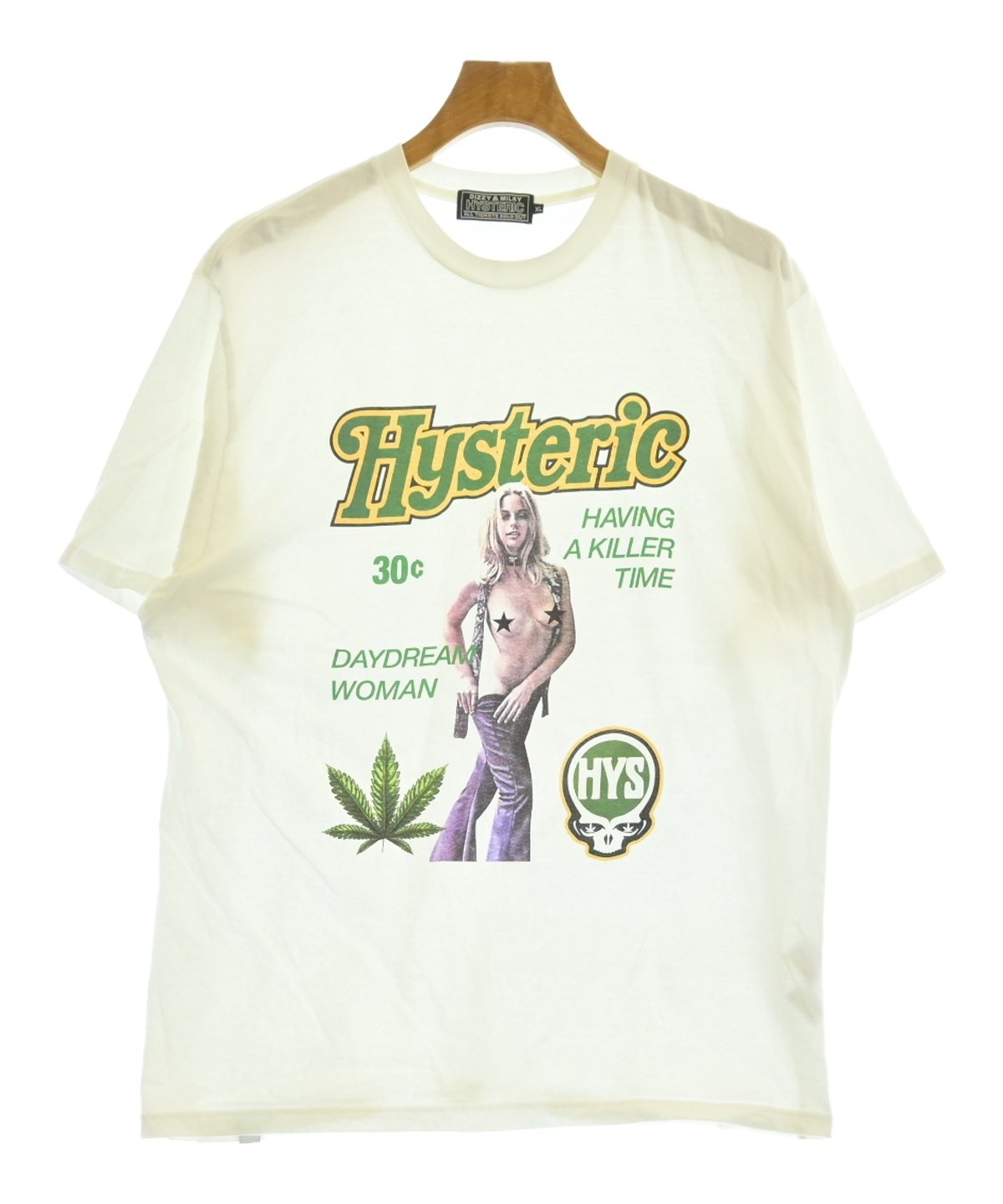 HYSTERIC GLAMOUR 90s 初期タグ バタフライTシャツ FREE HYSTERIC