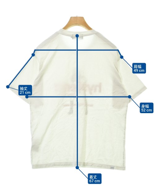 HYSTERIC GLAMOUR（ヒステリックグラマー）Tシャツ・カットソー 白 サイズ:L メンズ/2200603270055