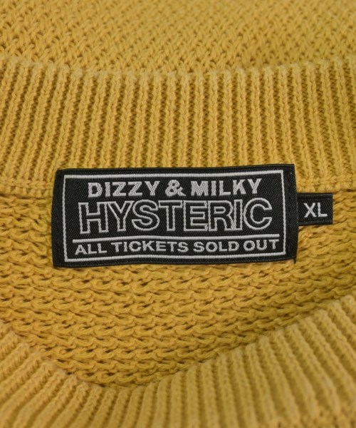 HYSTERIC GLAMOUR（ヒステリックグラマー）ニット・セーター 黄 サイズ:XL メンズ/2200616743270
