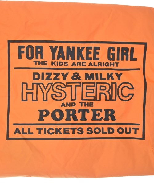 HYSTERIC GLAMOUR（ヒステリックグラマー）トートバッグ オレンジ サイズ:- メンズ/2200608743110