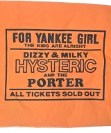 HYSTERIC GLAMOUR（ヒステリックグラマー）トートバッグ オレンジ サイズ:- メンズ/2200608743110