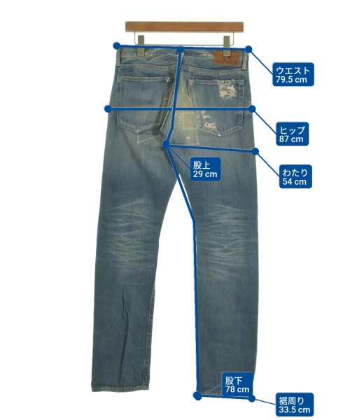 HYSTERIC GLAMOUR（ヒステリックグラマー）デニムパンツ 青 サイズ:30(M位) メンズ/2200620532013