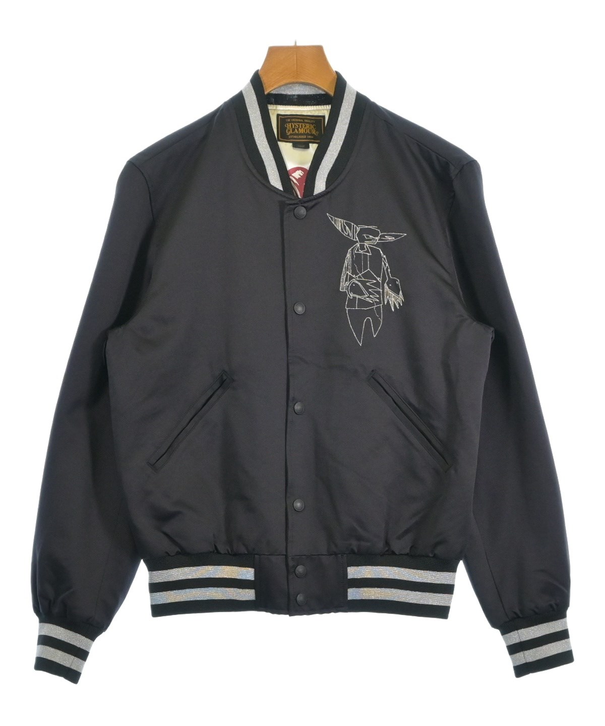 【美品】ヒステリックグラマー スタジャン 黒 レザー 中古・古着通販】Hysteric Glamour (ヒステリックグラマー