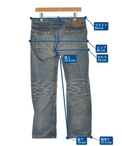 HYSTERIC GLAMOUR（ヒステリックグラマー）デニムパンツ 紺 サイズ:32(L位) メンズ/2200665519031