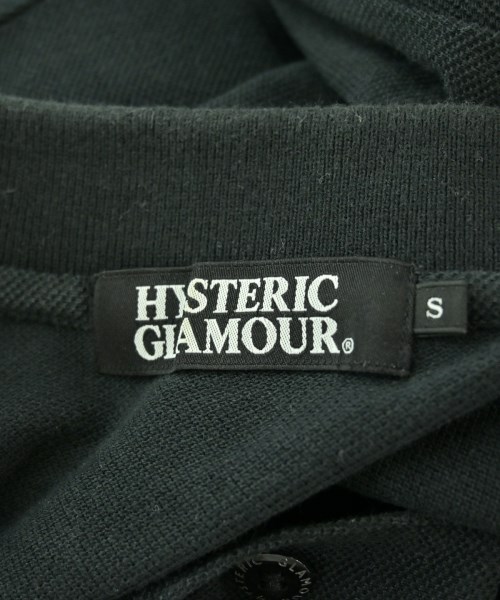 HYSTERIC GLAMOUR（ヒステリックグラマー）ポロシャツ 黒 サイズ:S メンズ/2200674543027