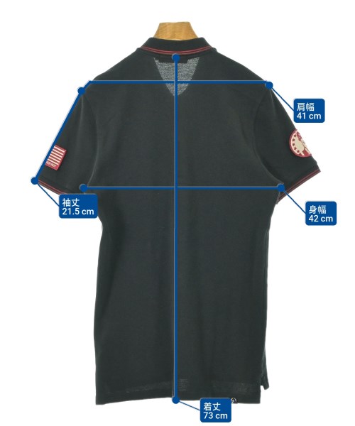 HYSTERIC GLAMOUR（ヒステリックグラマー）ポロシャツ 黒 サイズ:S メンズ/2200674543027