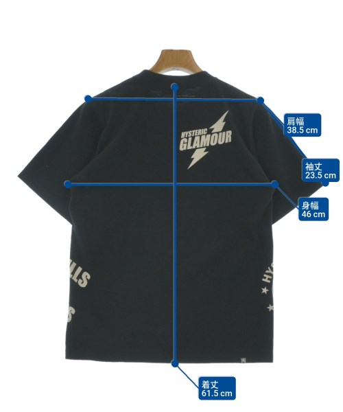HYSTERIC GLAMOUR（ヒステリックグラマー）Tシャツ・カットソー 黒 サイズ:S メンズ/2200674565036