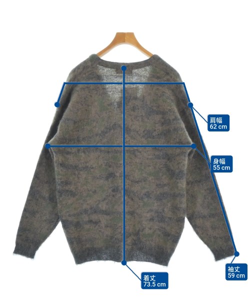 HYSTERIC GLAMOUR（ヒステリックグラマー）カーディガン グレー サイズ:L メンズ/2200672212031