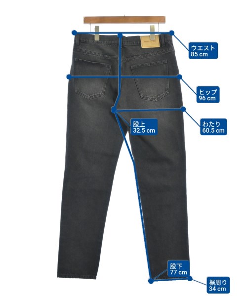 HYSTERIC GLAMOUR（ヒステリックグラマー）デニムパンツ 黒 サイズ:L メンズ/2200675068017