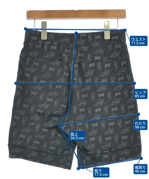 HYSTERIC GLAMOUR（ヒステリックグラマー）ショートパンツ 黒 サイズ:S メンズ/2200680407023