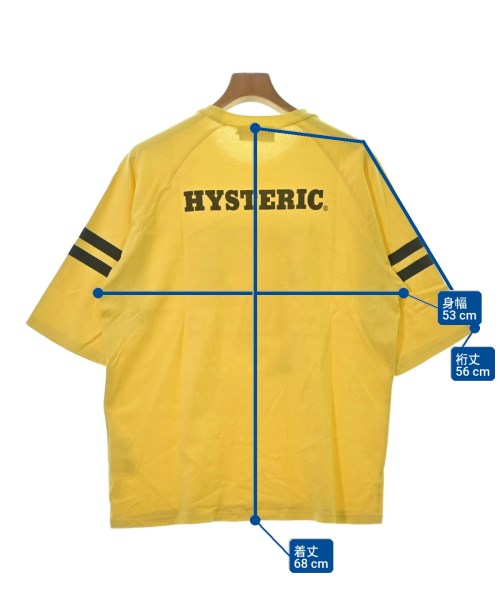HYSTERIC GLAMOUR（ヒステリックグラマー）Tシャツ・カットソー 黄 サイズ:XL メンズ/2200678274040