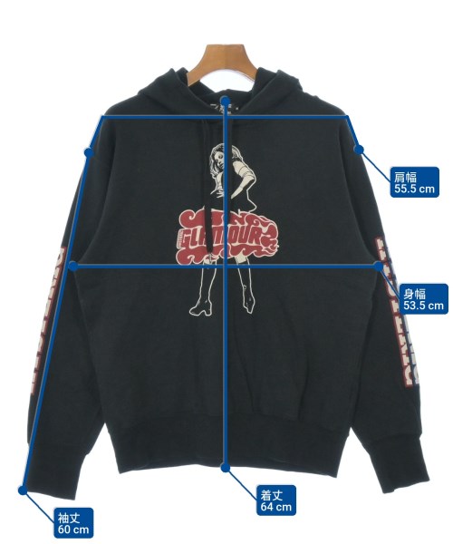HYSTERIC GLAMOUR（ヒステリックグラマー）パーカー 黒 サイズ:M メンズ/2200695764128