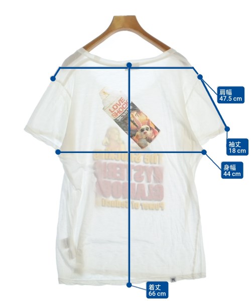 HYSTERIC GLAMOUR（ヒステリックグラマー）Tシャツ・カットソー 白 サイズ:F メンズ/2200693059011