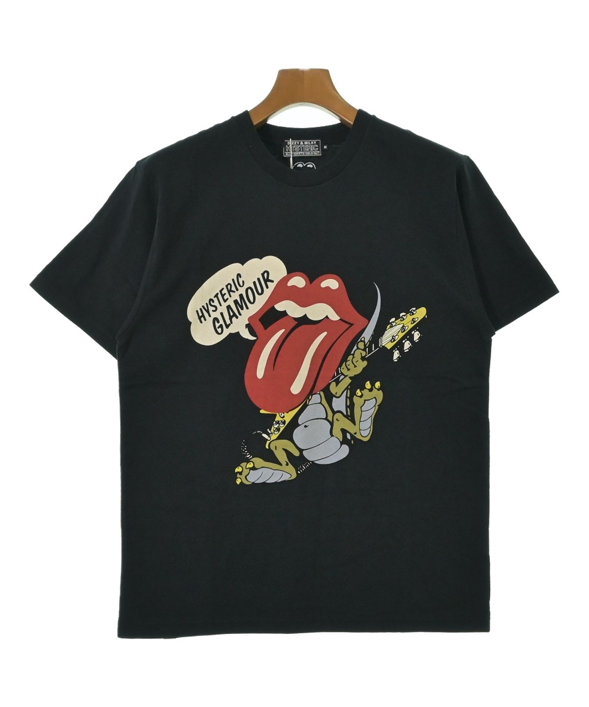 ヒステリックグラマー ラグラン tシャツ F HYSTERIC GLAMOUR（ヒステリックグラマー）Tシャツ・カットソー 黒