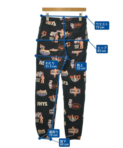HYSTERIC GLAMOUR（ヒステリックグラマー）スウェットパンツ 黒 サイズ:M メンズ/2200649853083