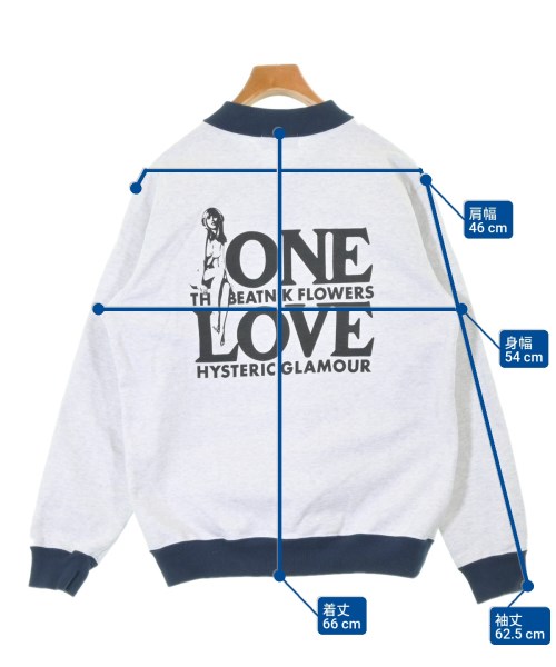 HYSTERIC GLAMOUR（ヒステリックグラマー）スウェット グレー サイズ:M メンズ/2200655725053