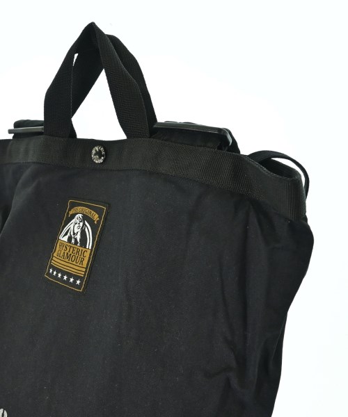 HYSTERIC GLAMOUR（ヒステリックグラマー）バックパック・リュック 黒 サイズ:- メンズ/2200656074020