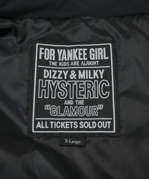 HYSTERIC GLAMOUR（ヒステリックグラマー）ダウンジャケット/ダウンベスト 黒 サイズ:XL メンズ/2200653459059