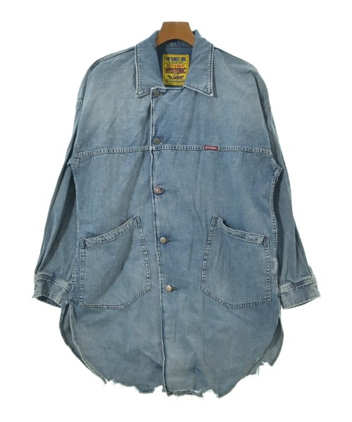 HYSTERIC GLAMOUR(ヒステリックグラマー)カジュアルシャツ 青 サイズ:F/2200653459134