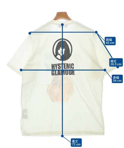 HYSTERIC GLAMOUR（ヒステリックグラマー）Tシャツ・カットソー 白 サイズ:XL メンズ/2200653459264