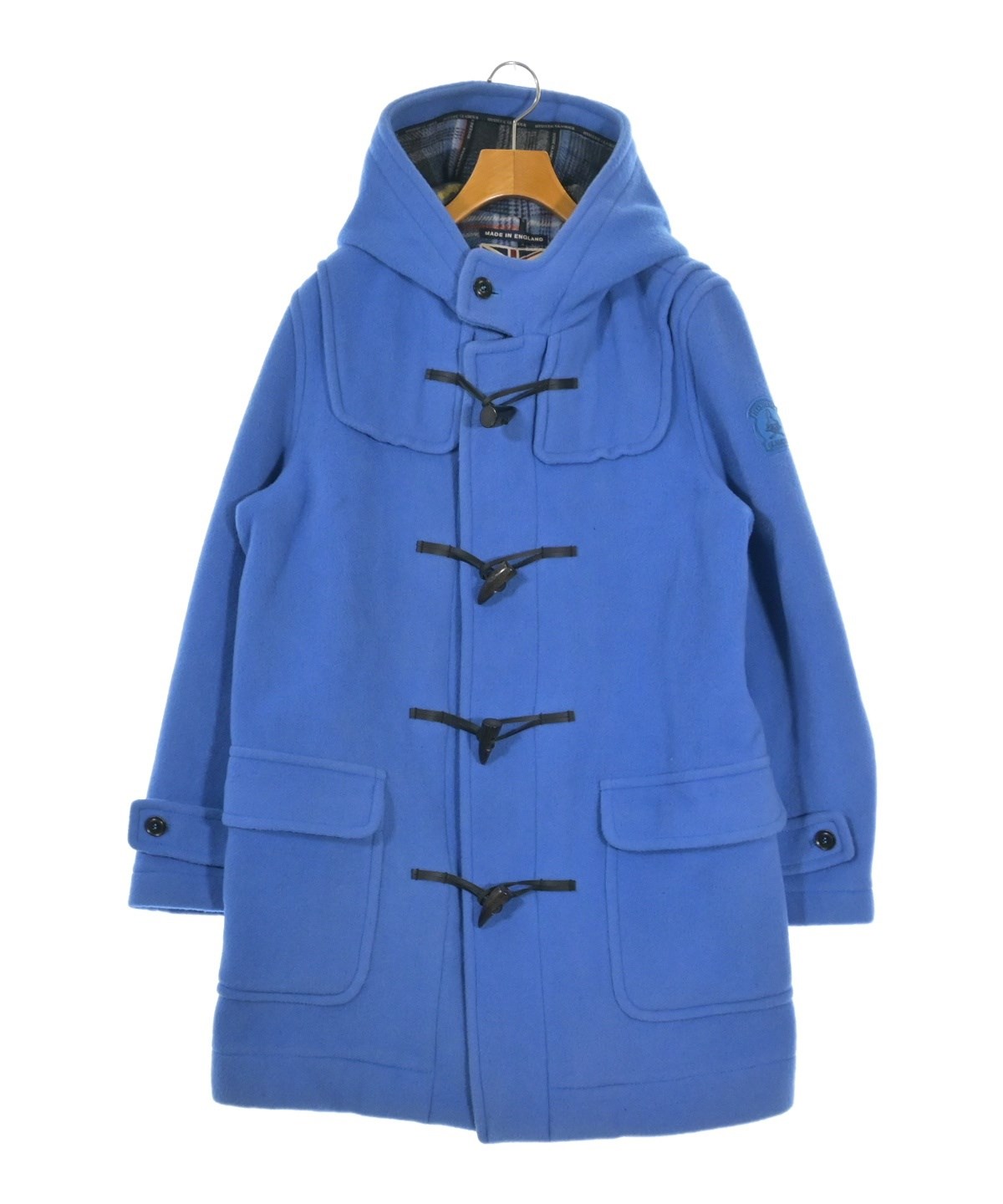 HYSTERIC GLAMOUR（ヒステリックグラマー）ダッフルコート 青 サイズ
