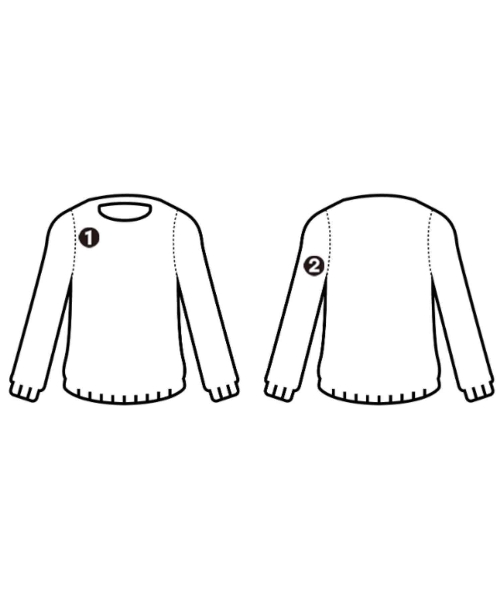 HYSTERIC GLAMOUR（ヒステリックグラマー）ニット・セーター 白 サイズ:XL メンズ/2200653459349