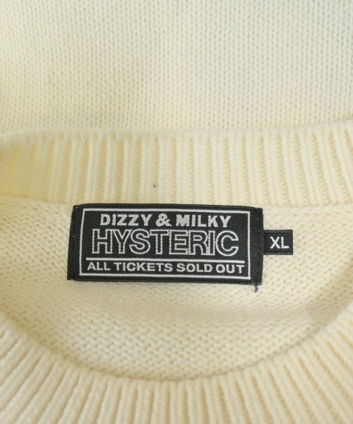 HYSTERIC GLAMOUR（ヒステリックグラマー）ニット・セーター 白 サイズ:XL メンズ/2200653459349