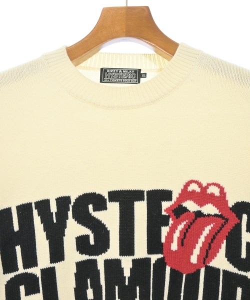 HYSTERIC GLAMOUR（ヒステリックグラマー）ニット・セーター 白 サイズ:XL メンズ/2200653459349