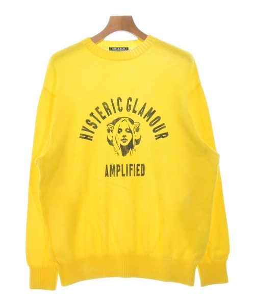 HYSTERIC GLAMOUR(ヒステリックグラマー)ニット・セーター 黄 サイズ:XL/2200653459356