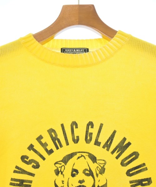 HYSTERIC GLAMOUR（ヒステリックグラマー）ニット・セーター 黄 サイズ:XL メンズ/2200653459356