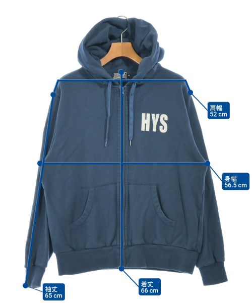 HYSTERIC GLAMOUR（ヒステリックグラマー）パーカー 青 サイズ:XL メンズ/2200653459370