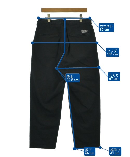 HYSTERIC GLAMOUR（ヒステリックグラマー）チノパン 黒 サイズ:L メンズ/2200653459387