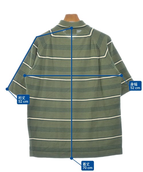 HYSTERIC GLAMOUR（ヒステリックグラマー）ポロシャツ カーキ サイズ:XL メンズ/2200653459417