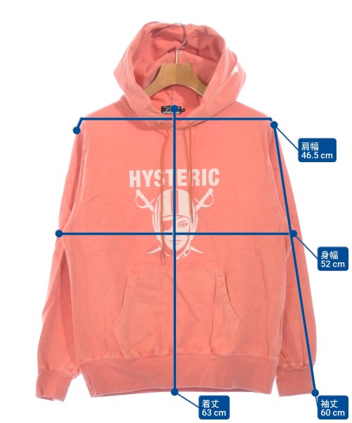 HYSTERIC GLAMOUR（ヒステリックグラマー）パーカー ピンク サイズ:L メンズ/2200653459431