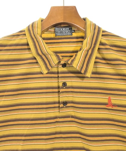 HYSTERIC GLAMOUR（ヒステリックグラマー）ポロシャツ 黄 サイズ:XL メンズ/2200653459509