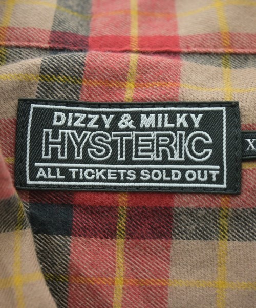 HYSTERIC GLAMOUR（ヒステリックグラマー）カジュアルシャツ 赤 サイズ:XL メンズ/2200653459578