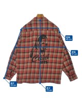 HYSTERIC GLAMOUR（ヒステリックグラマー）カジュアルシャツ 赤 サイズ:XL メンズ/2200653459578