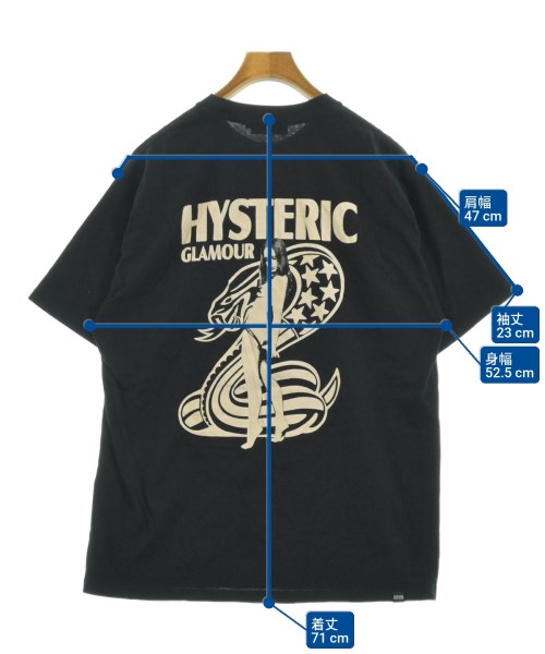 HYSTERIC GLAMOUR（ヒステリックグラマー）Tシャツ・カットソー 黒 サイズ:XL メンズ/2200653459615