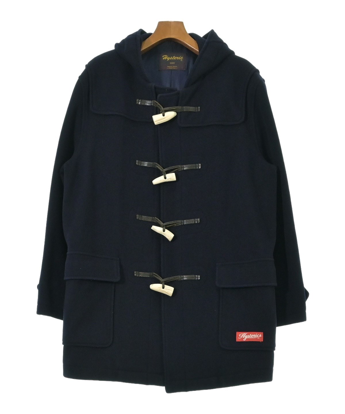 HYSTERIC GLAMOUR ダッフルコート HYSTERIC GLAMOUR（ヒステリックグラマー）ダッフルコート 紺 サイズ:F