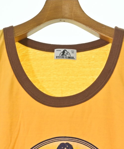 HYSTERIC GLAMOUR（ヒステリックグラマー）タンクトップ 黄 サイズ:F メンズ/2200713822038