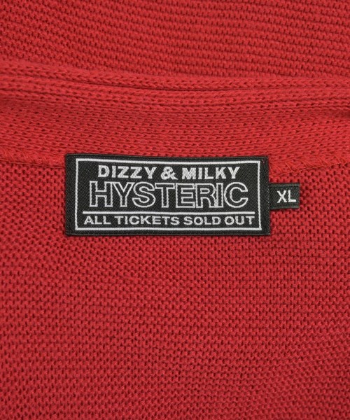 HYSTERIC GLAMOUR（ヒステリックグラマー）カーディガン 赤 サイズ:XL メンズ/2200714078069