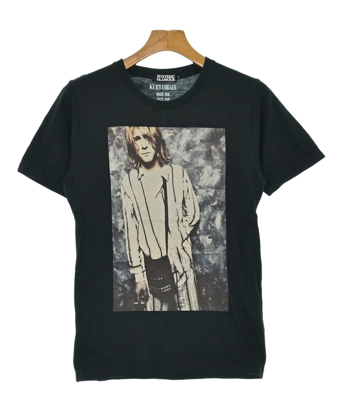 Hysteric Glamour 黒 Tシャツ Sサイズ HYSTERIC GLAMOUR（ヒステリックグラマー）Tシャツ・カットソー 黒