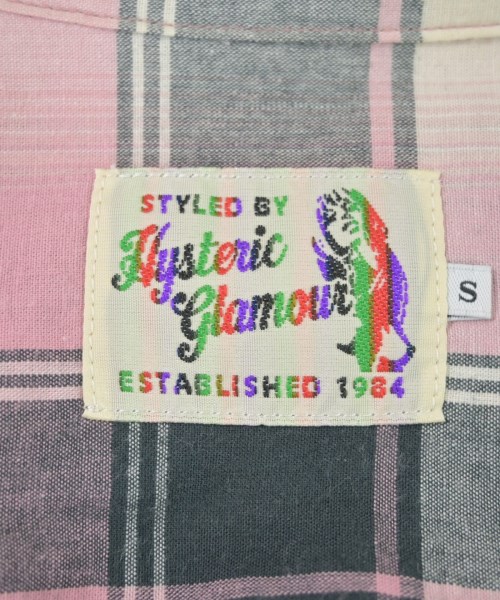 HYSTERIC GLAMOUR（ヒステリックグラマー）カジュアルシャツ ピンク サイズ:S メンズ/2200636838130