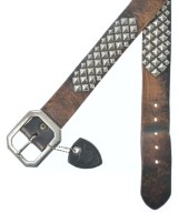 HYSTERIC GLAMOUR（ヒステリックグラマー）ベルト 茶 サイズ:M メンズ/2200648084020