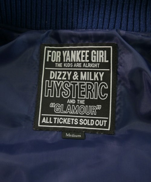 HYSTERIC GLAMOUR（ヒステリックグラマー）スタジャン 青 サイズ:M メンズ/2200648782032
