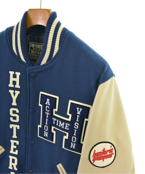 HYSTERIC GLAMOUR（ヒステリックグラマー）スタジャン 青 サイズ:M メンズ/2200648782032