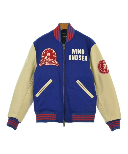 HYSTERIC GLAMOUR(ヒステリックグラマー)スタジャン 青 サイズ:S/2200648782049