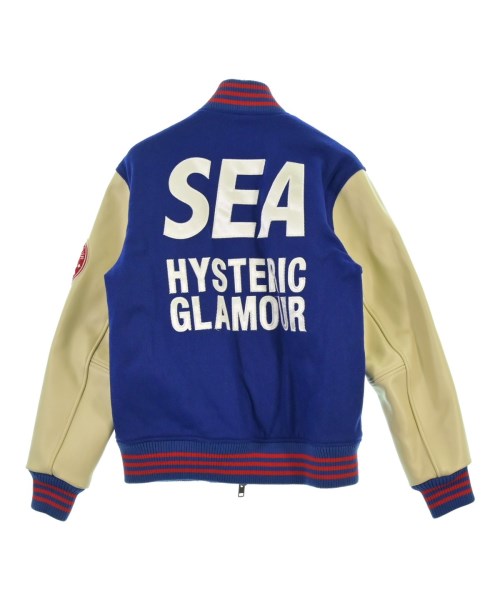 HYSTERIC GLAMOUR（ヒステリックグラマー）スタジャン 青 サイズ:S メンズ/2200648782049